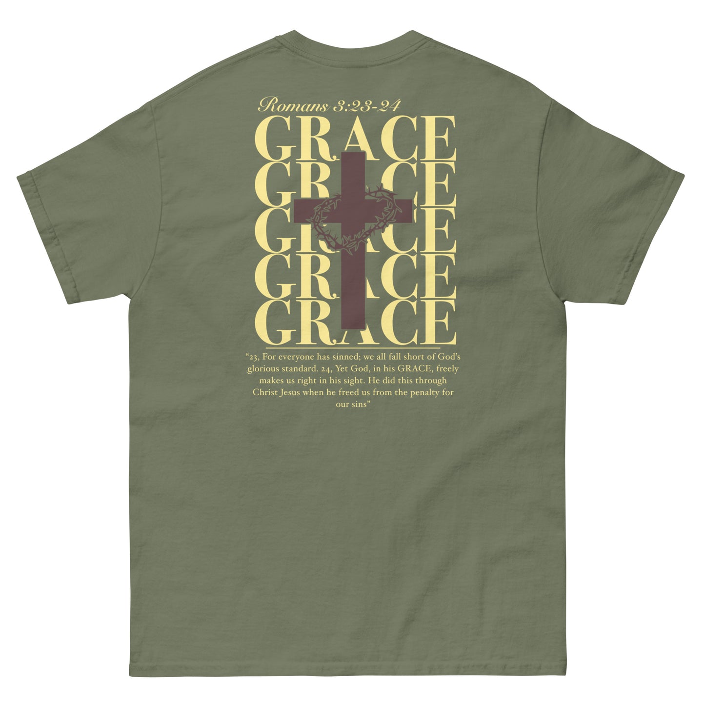 Grace (Romans 3:23-24) Unisex classic tee