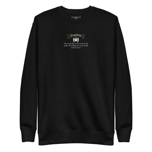 Psalm 37:23 Unisex Premium Sweatshirt